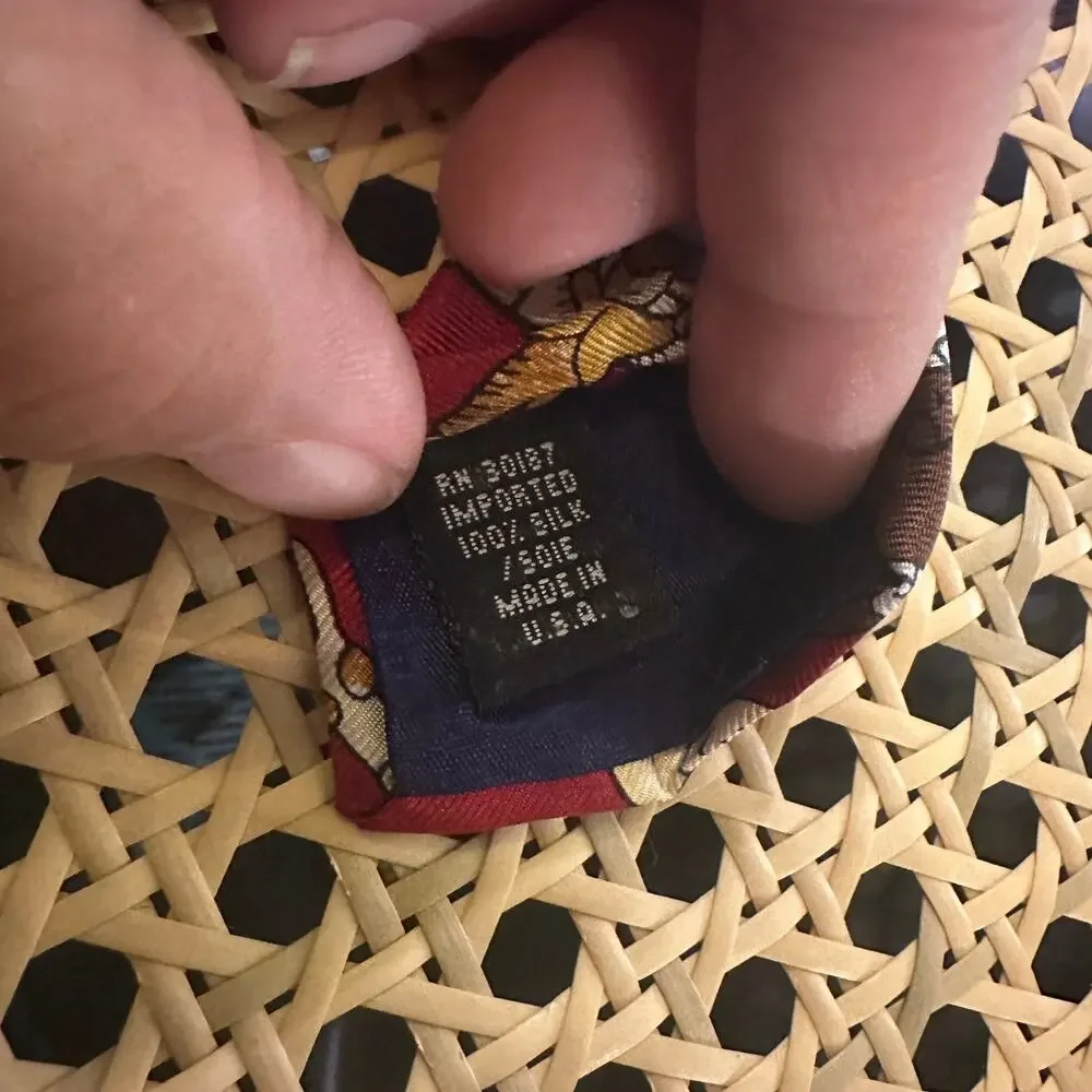 Save the Children 100% Silk, Made in USA Ties X 2. Designed by Children. READ